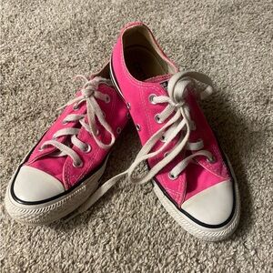 Converse Pink Low-Top Sneakers